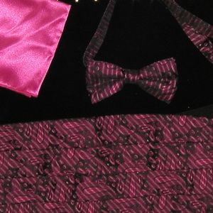 Men Formal Cravat Party Ascot Cummerbund Neck Bow